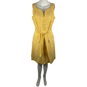 Sharagano women's yellow dress size 10